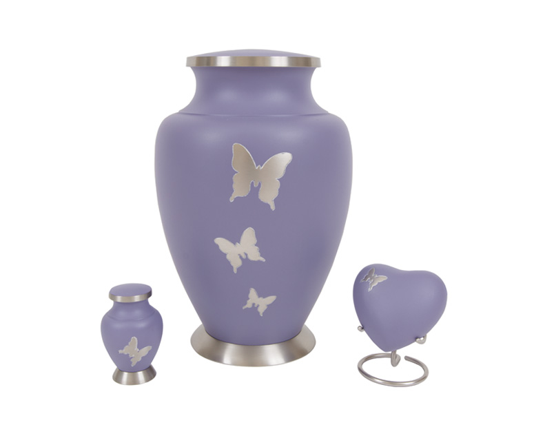 Brass Aria Butterfly Urn - Image 2