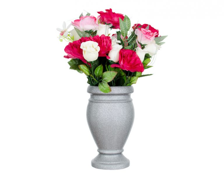 Paragon 6×10 Upright Metalcraft Vase Fenton Memorials