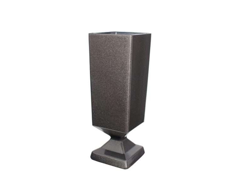 Medallion Upright Metalcraft Vase Fenton Memorials