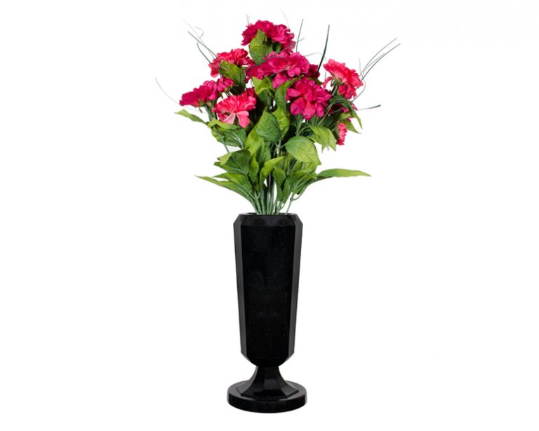 Classic Upright Metalcraft Vase Fenton Memorials