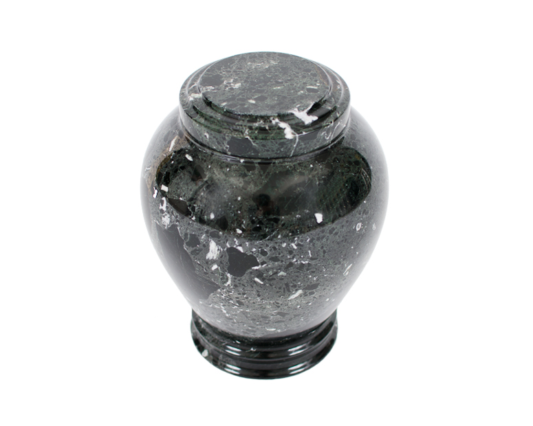 Embrace Green Zebra Marble Urn - Image 3