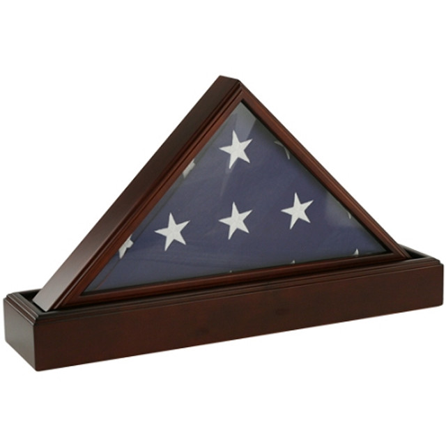 Flag Case & Pedestal Urn