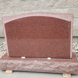 India Red w/stippled edge
