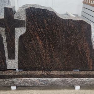 Rustic Brown Cross Design 26047