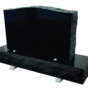 Jet Black Upright 30x6x20 serptop; 42x12x6 base